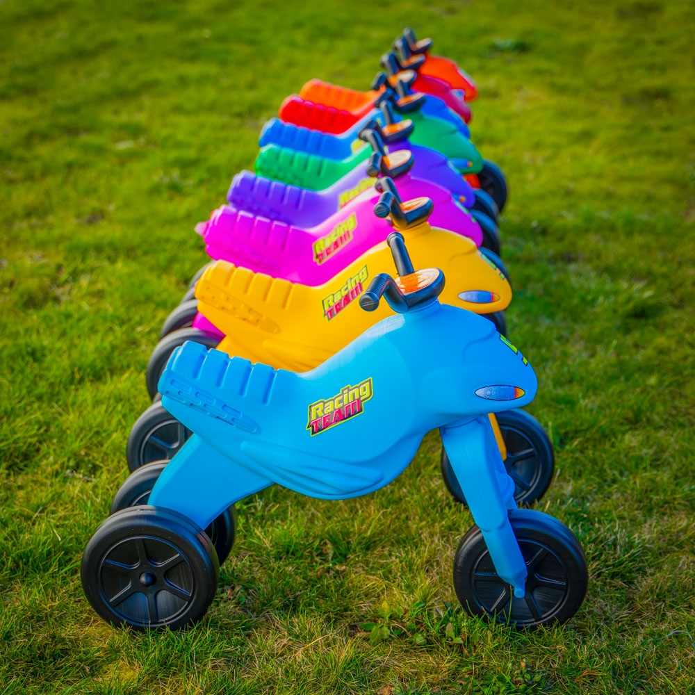 Motocicleta fara pedale, albastru deschis - ROBENTOYS [5]