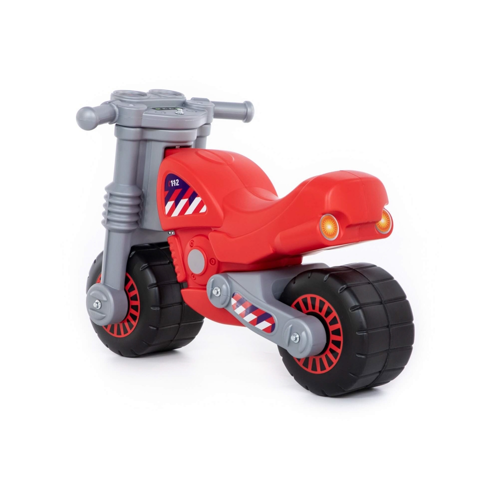 Motocicleta fara pedale, Brandweer, 63x37,5x44 cm, Polesie [2]