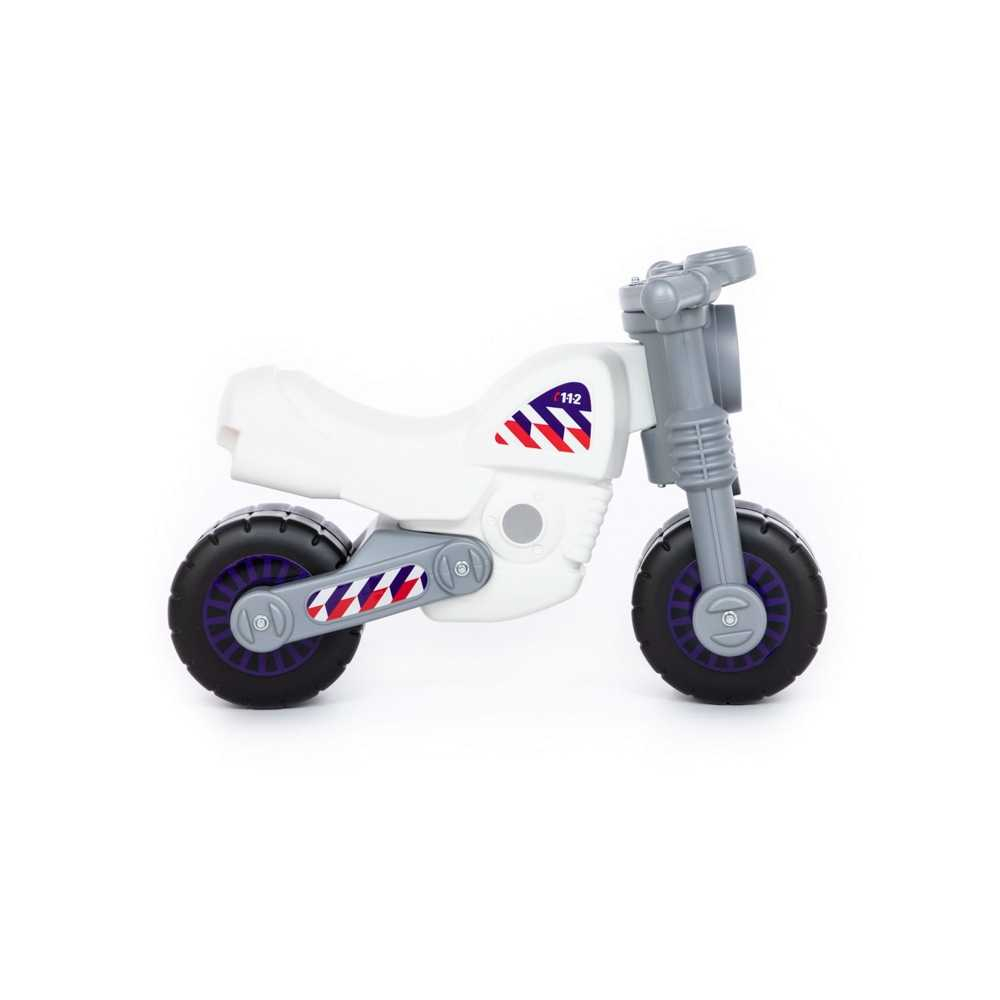 Motocicleta fara pedale, politie, 63x37,5x44 cm, Polesie [5]