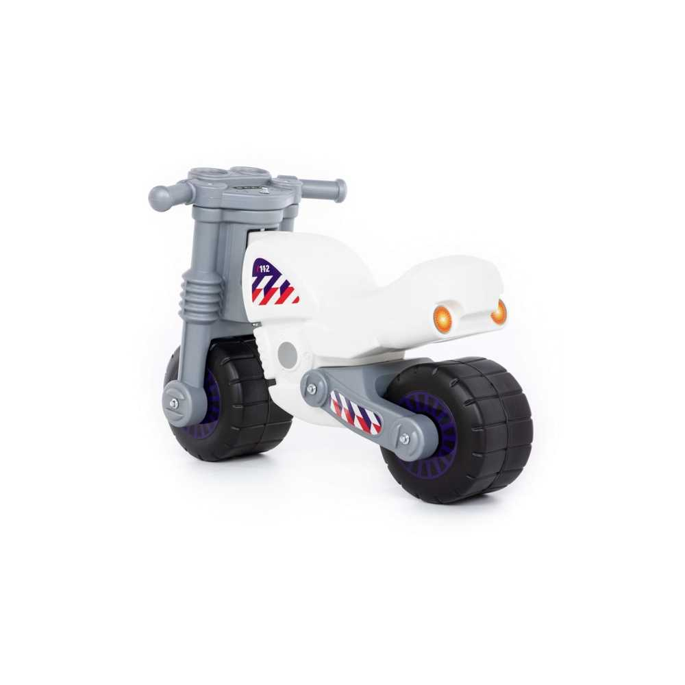 Motocicleta fara pedale, politie, 63x37,5x44 cm, Polesie [3]