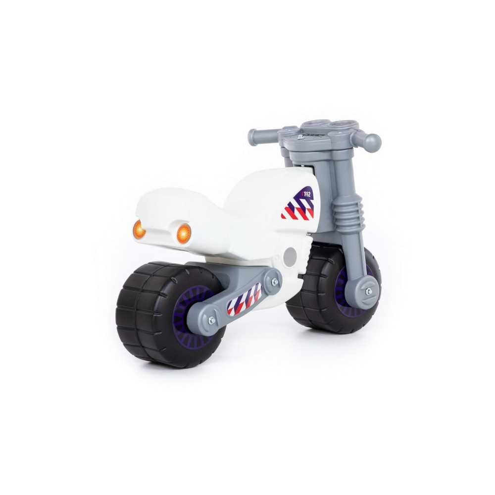 Motocicleta fara pedale, politie, 63x37,5x44 cm, Polesie [4]