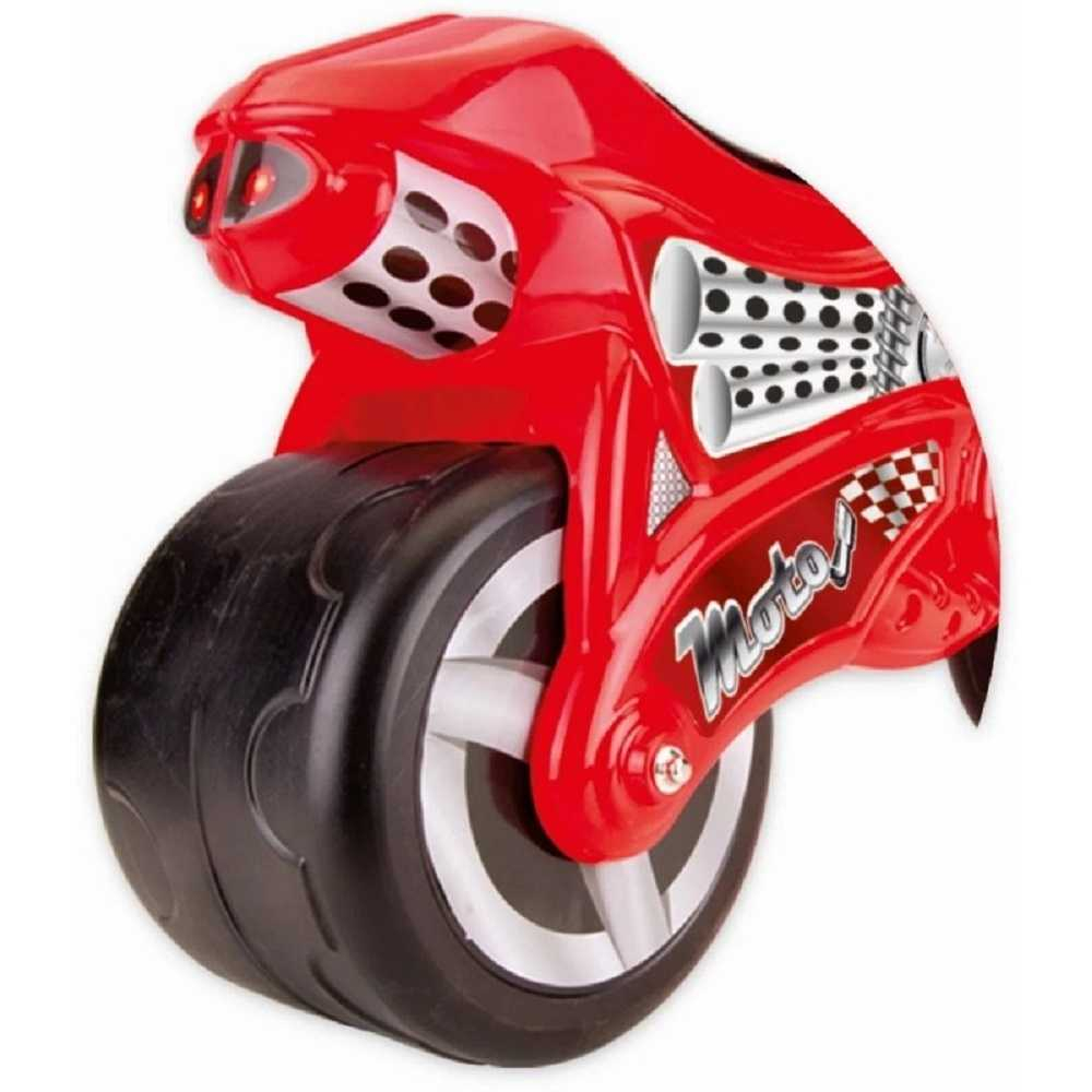 Motocicleta fara pedale, rosu, 50x71x27 cm - Dolu [3]
