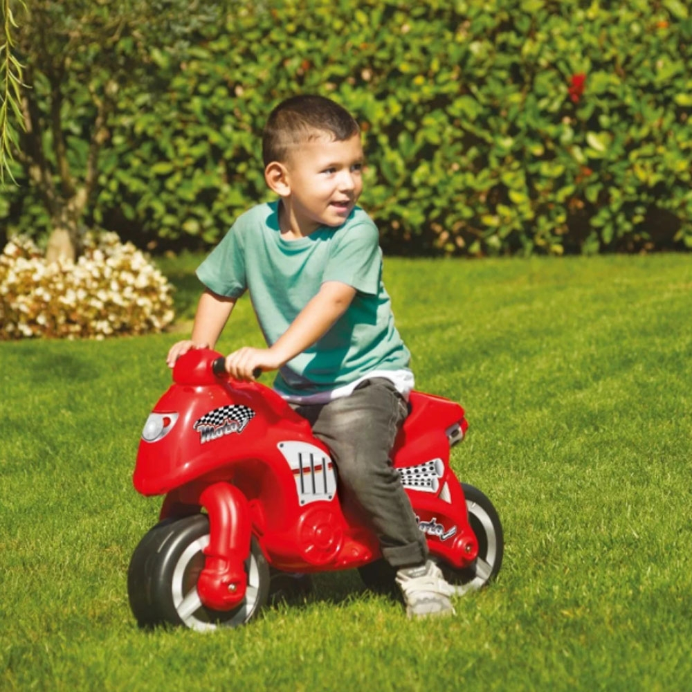 Motocicleta fara pedale, rosu, 50x71x27 cm - Dolu [2]