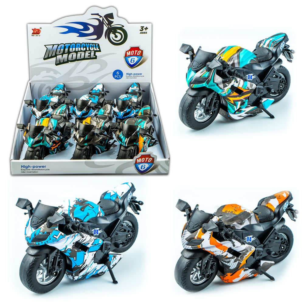 Motocicleta frictiune, 6 buc/set [1]