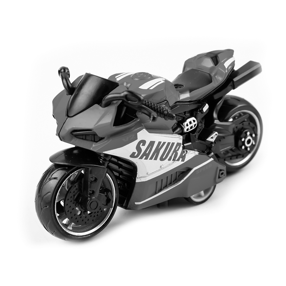 Motociclete frictiune din metal, 12 buc/set [5]