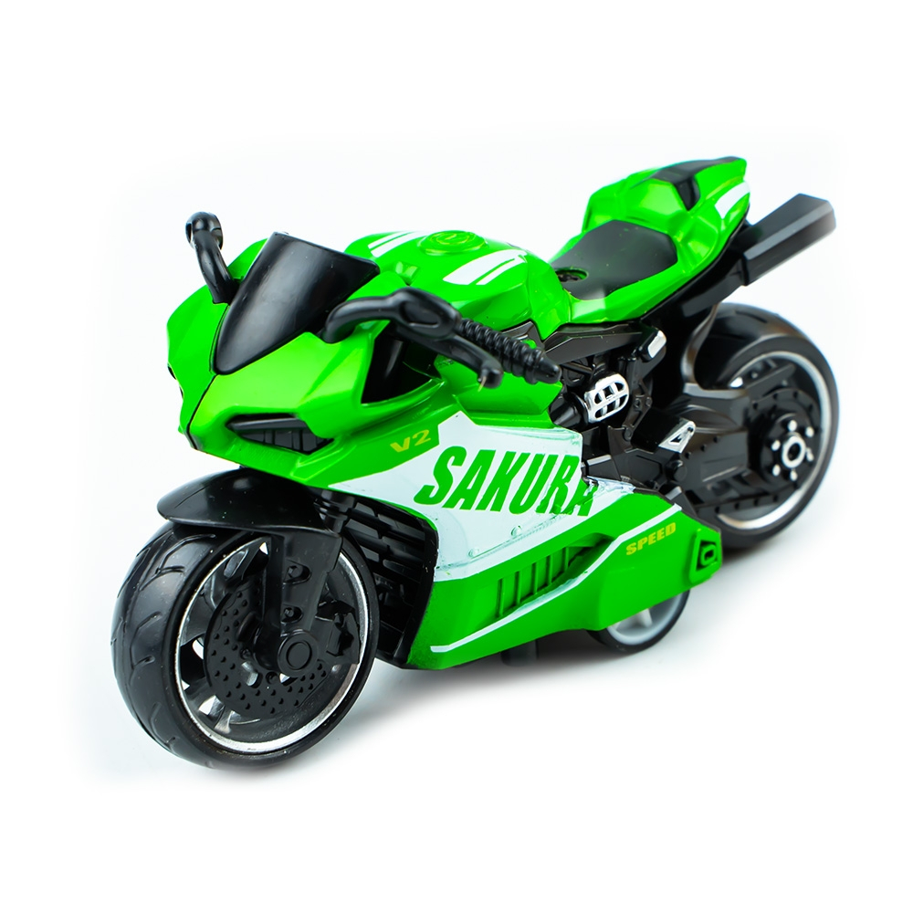 Motociclete frictiune din metal, 12 buc/set [2]
