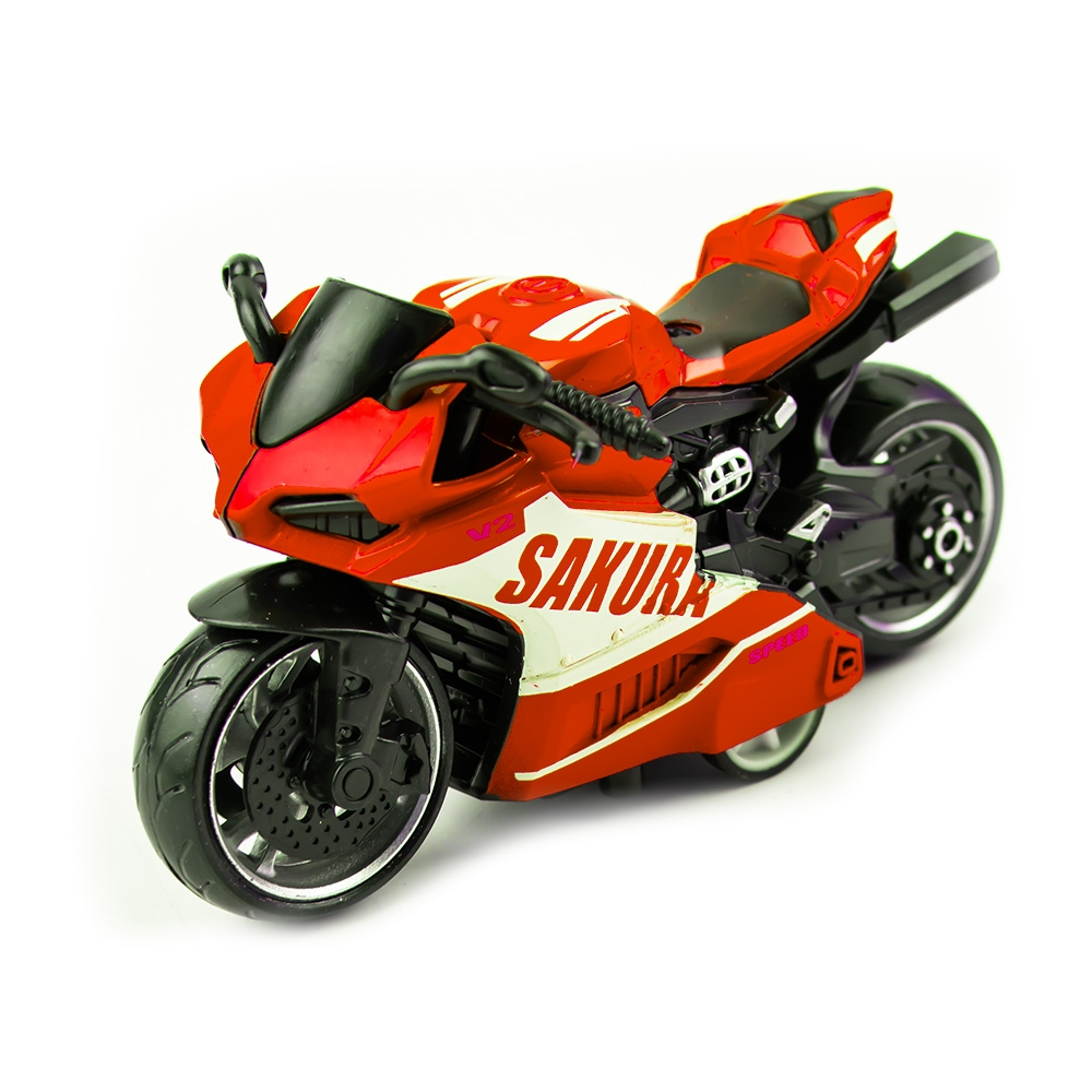 Motociclete frictiune din metal, 12 buc/set [3]