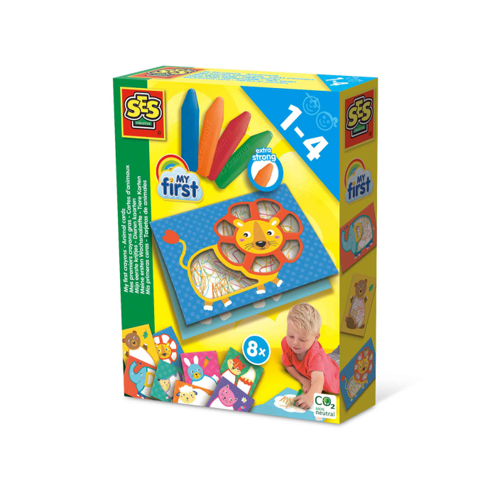 My first - Carduri cu animale si creioane colorate de jucarie [1]