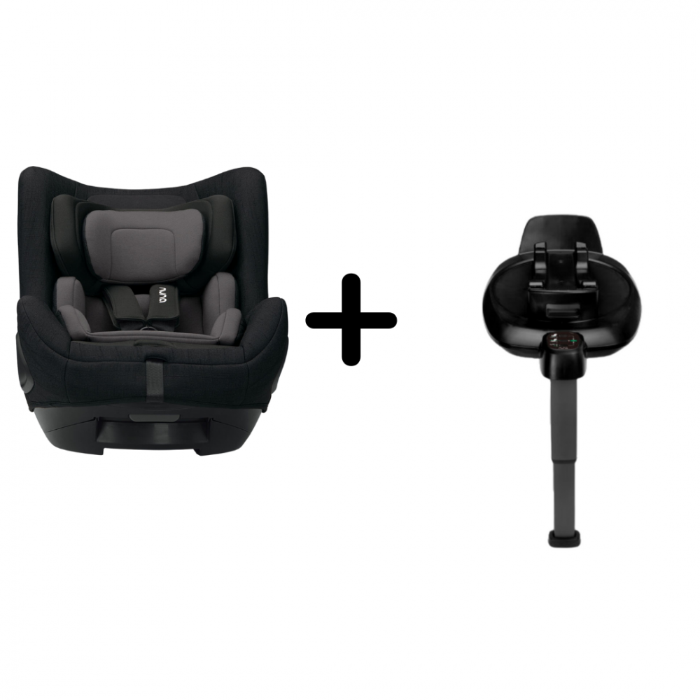 Nuna - Set Scaun auto rotativ i-Size TODL next Caviar, 40-105 cm + Baza isofix BASE next i-Size pentru TODL next [1]