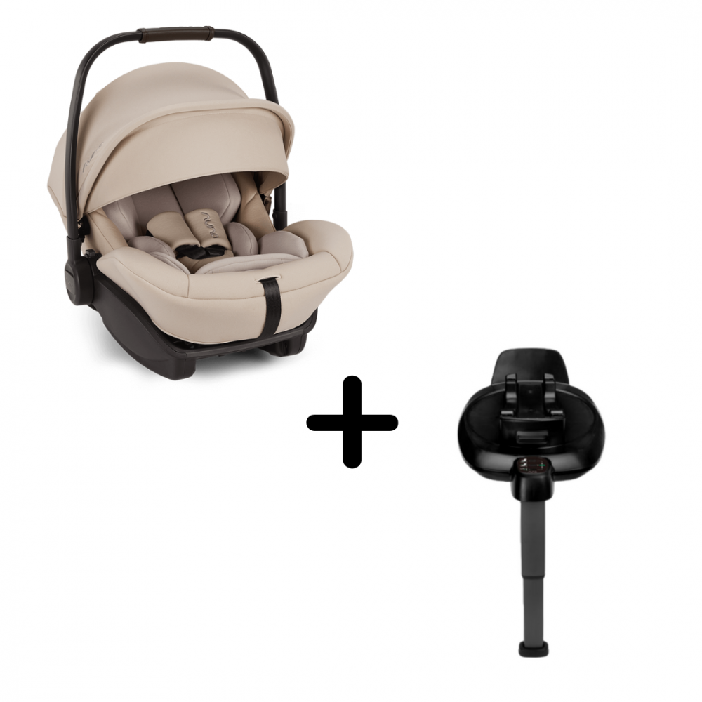 Nuna - Set scoica auto i-size ARRA Next Biscotti + Baza isofix BASE next i-Size pentru ARRA next, testata ADAC [1]