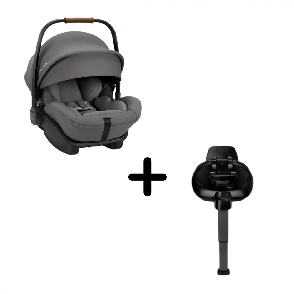 Nuna - Set scoica auto i-size ARRA Next Granite + Baza isofix BASE next i-Size pentru ARRA next, testata ADAC [1]