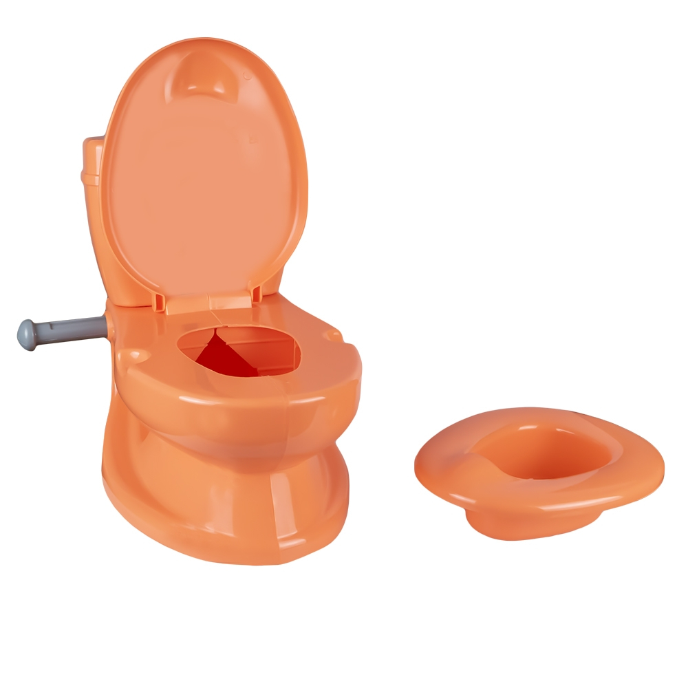 Olita tip WC, cu sunet, Portocalie, 28x39x38 cm - Dolu [3]