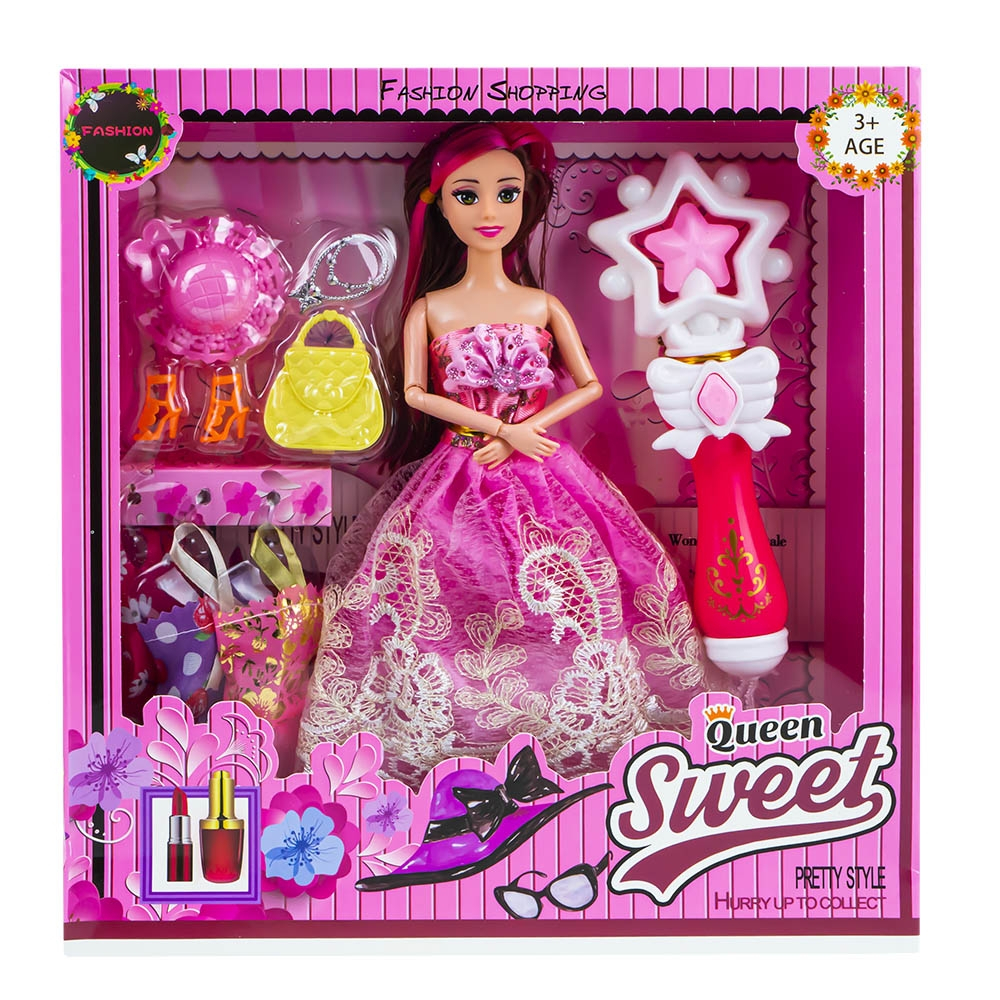 Papusa cu accesorii + bagheta [3]