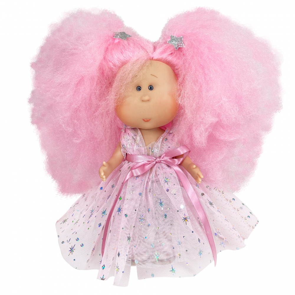Papusa Nines D'Onil, Mia Candy, cu parul roz, cu articulatii, cu miros de vanilie, 30 cm [1]