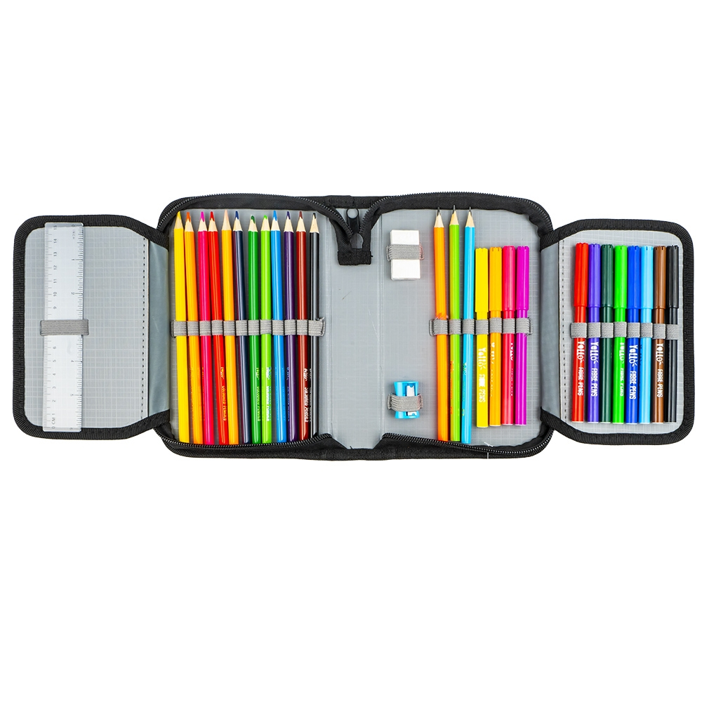 Penar echipat, 1 fermoar, 2 extensii, 30 piese, SWEET - YOLLO [2]