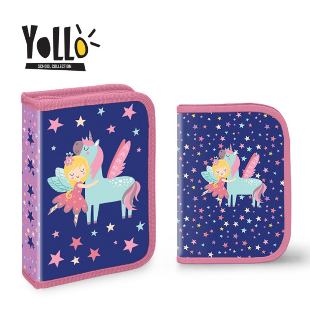 Penar echipat, 1 fermoar, 2 extensii, 30 piese, UNICORN - YOLLO [1]