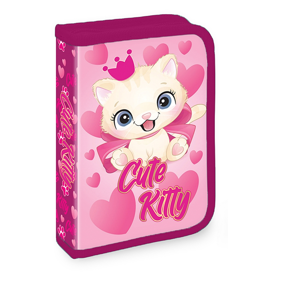 Penar echipat, 1 fermoar, 2 extensii, 32 piese, CUTE KITTY - S-COOL [4]