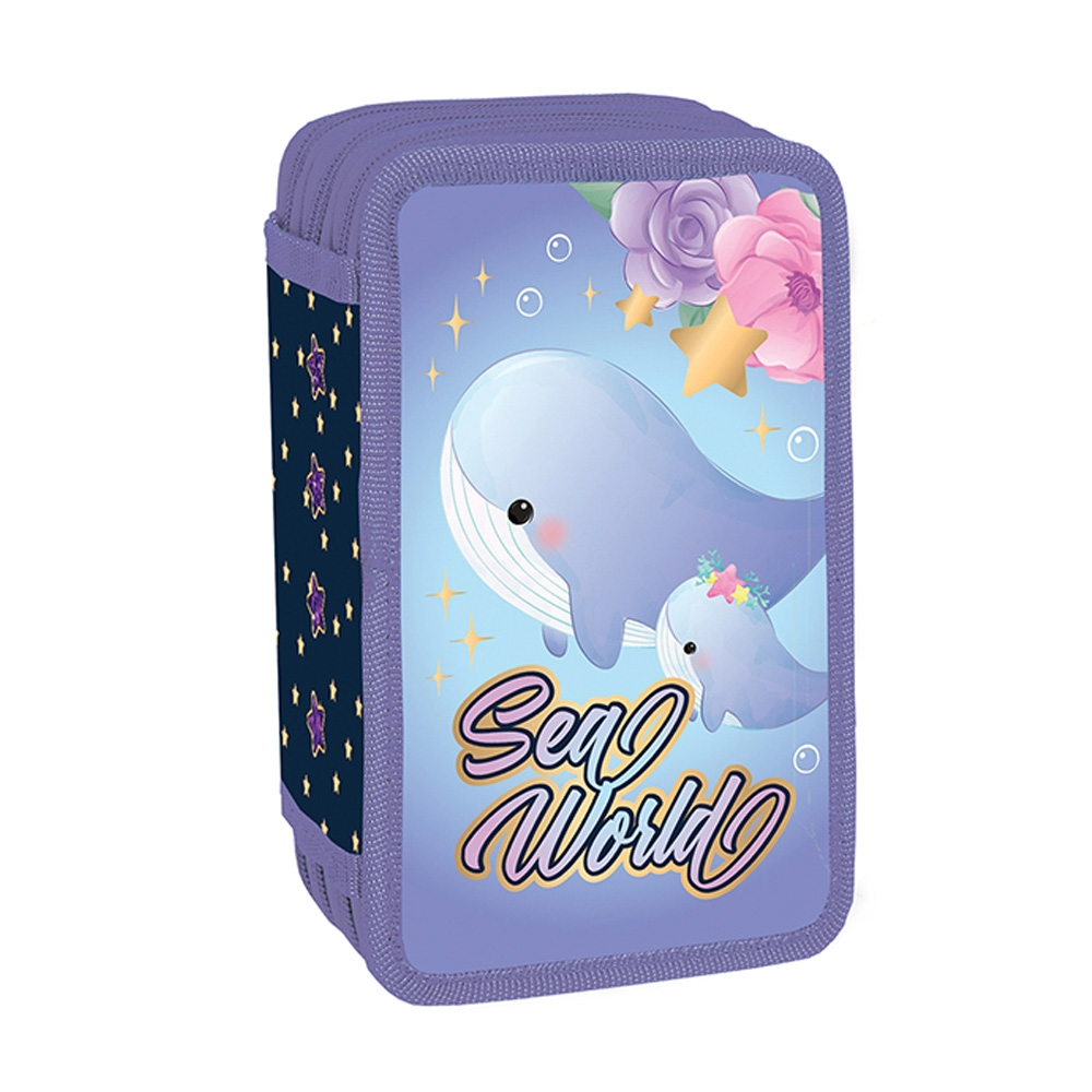 Penar echipat, 3 fermoare, 38 piese, SEA WORLD - YOLLO [3]