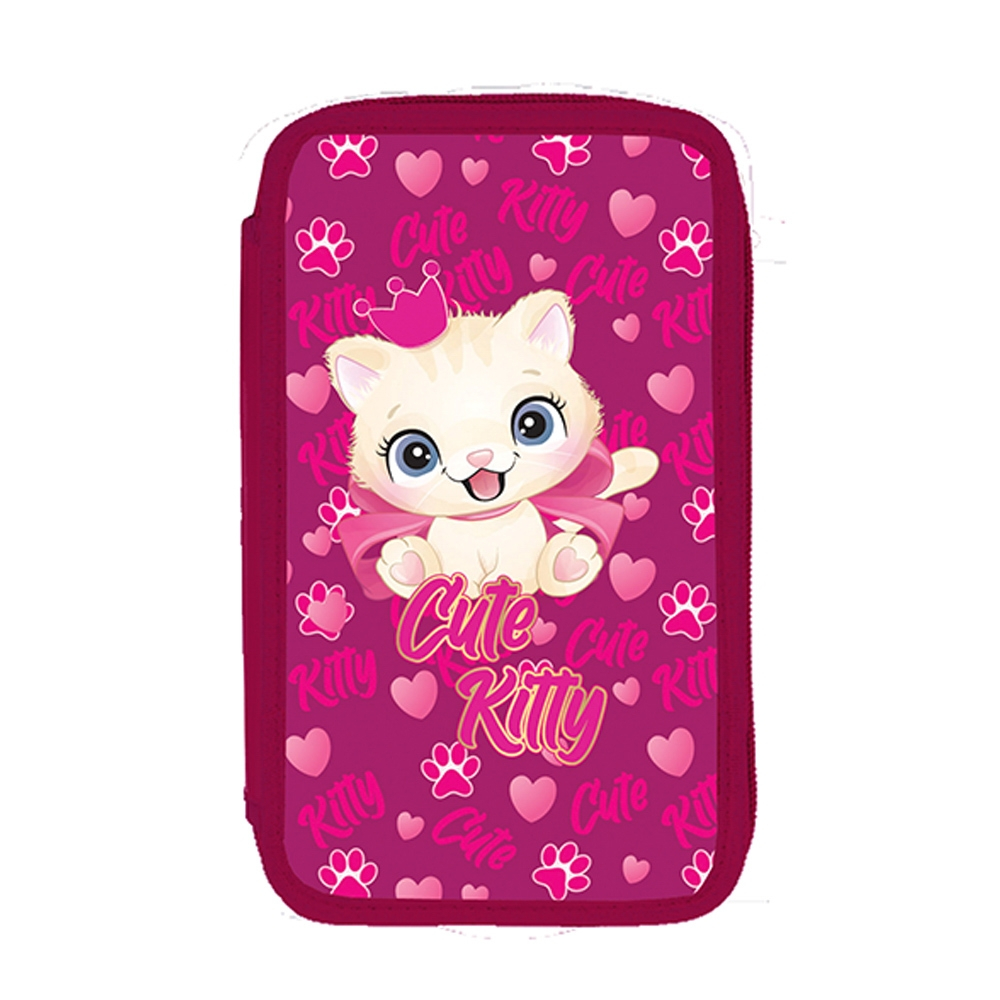Penar echipat, 3 fermoare, 39 piese, CUTE KITTY - S-COOL [3]