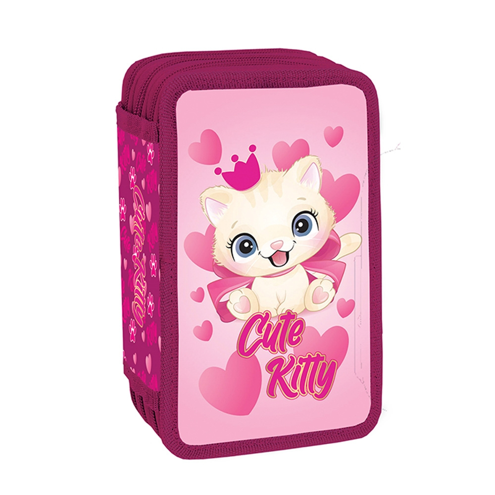 Penar echipat, 3 fermoare, 39 piese, CUTE KITTY - S-COOL [2]