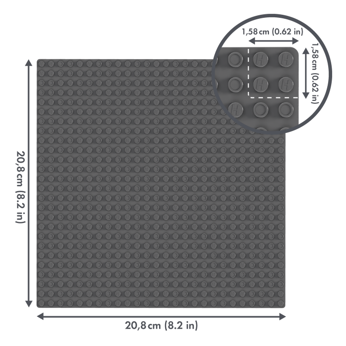 Placa de baza 26x26 Hubelino [1]