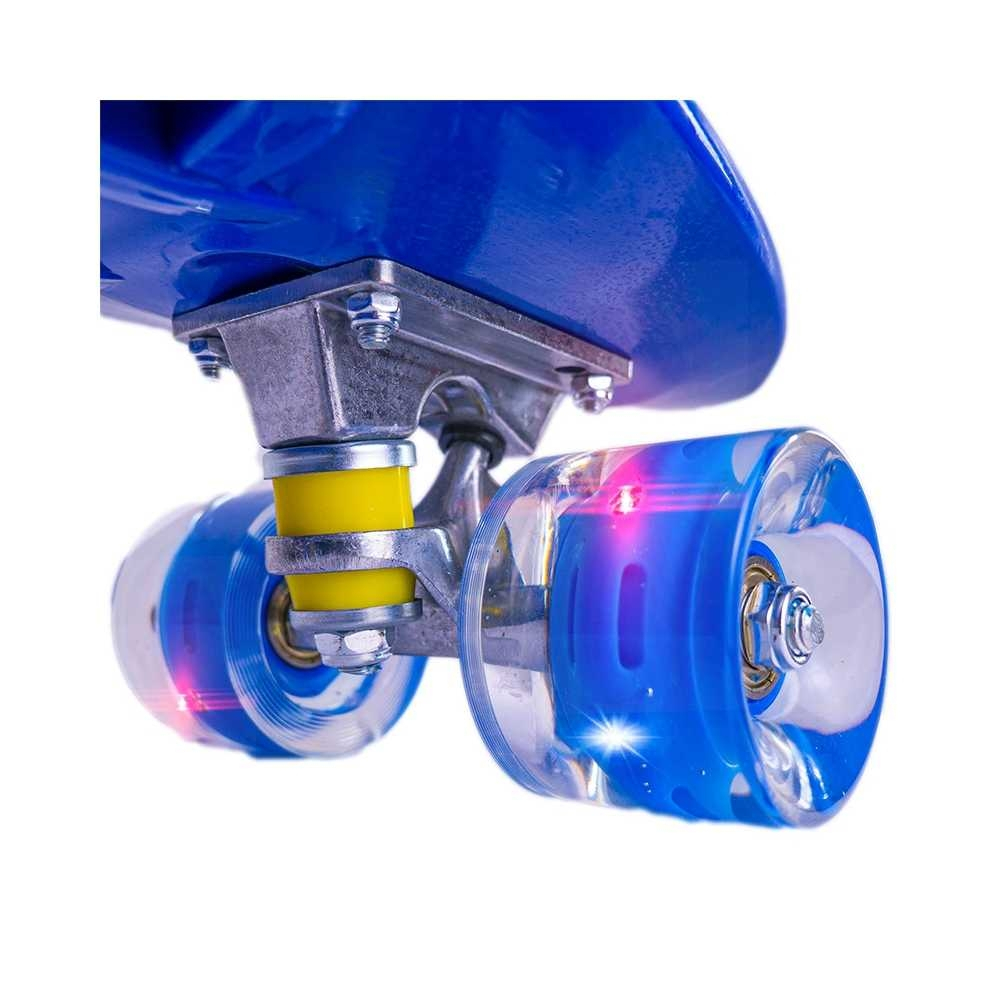 Placa skateboard cu roti silicon, led [13]