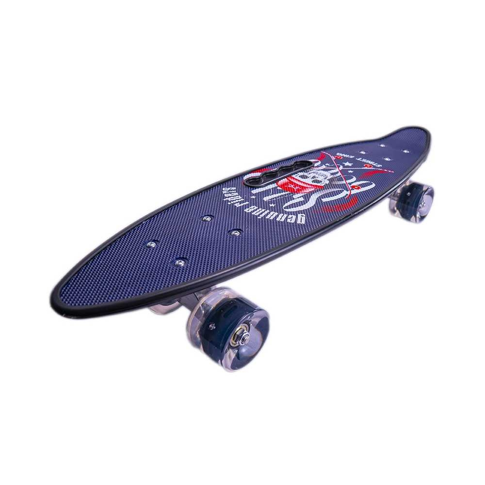 Placa skateboard cu roti silicon, led [14]