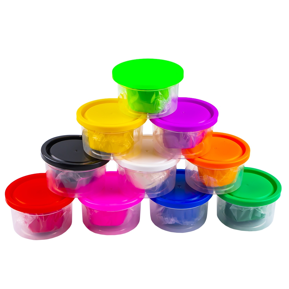 Plastilina modelaj, 10 culori, 60 g - NEBO [2]