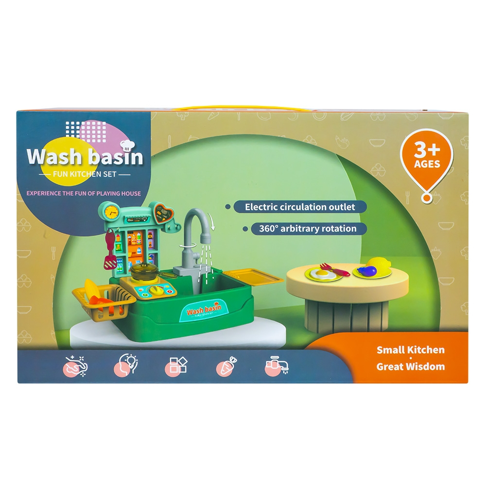 Play set bucatarie, 17 piese, cu baterii, 46x22x27 cm [2]