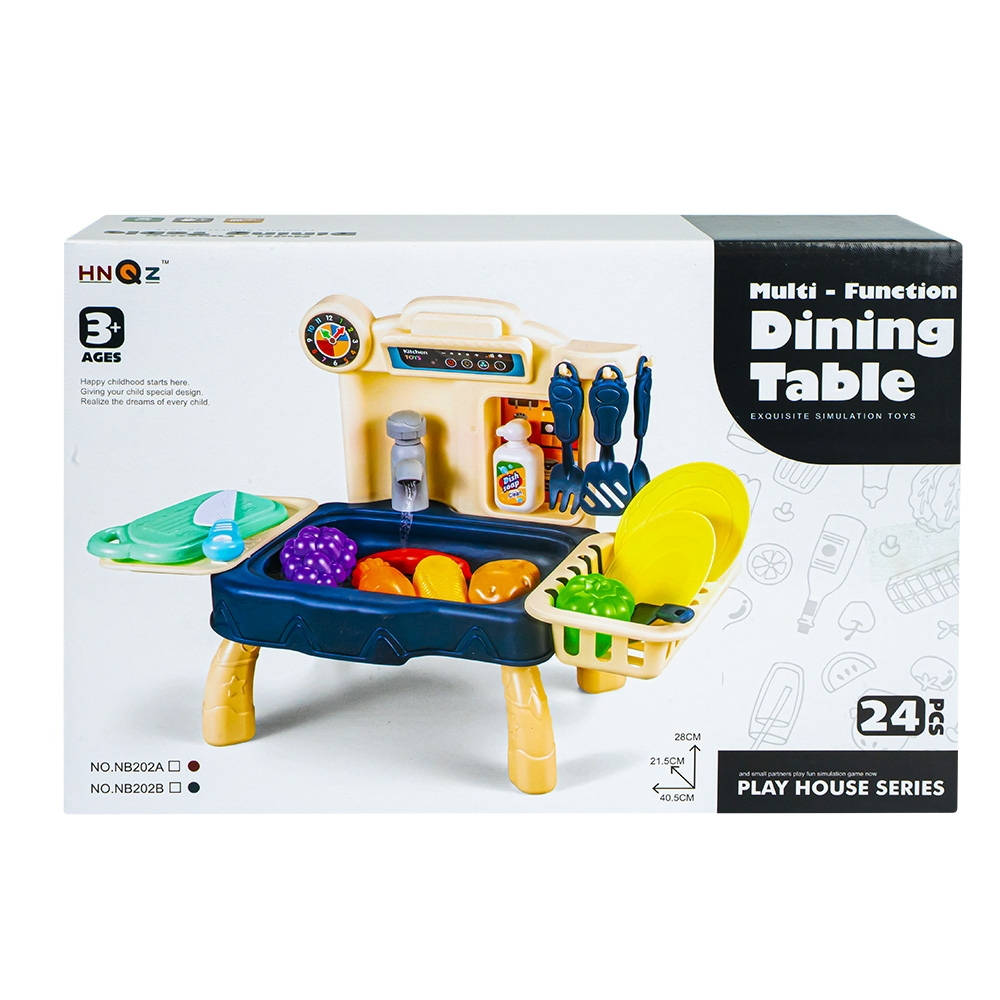 Play set bucatarie, cu baterii, 24 piese, 40.5x21.5x28 cm [2]