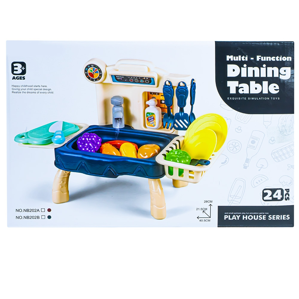Play set bucatarie, cu baterii, 36 piese, 40.5x21.5x28 cm [2]