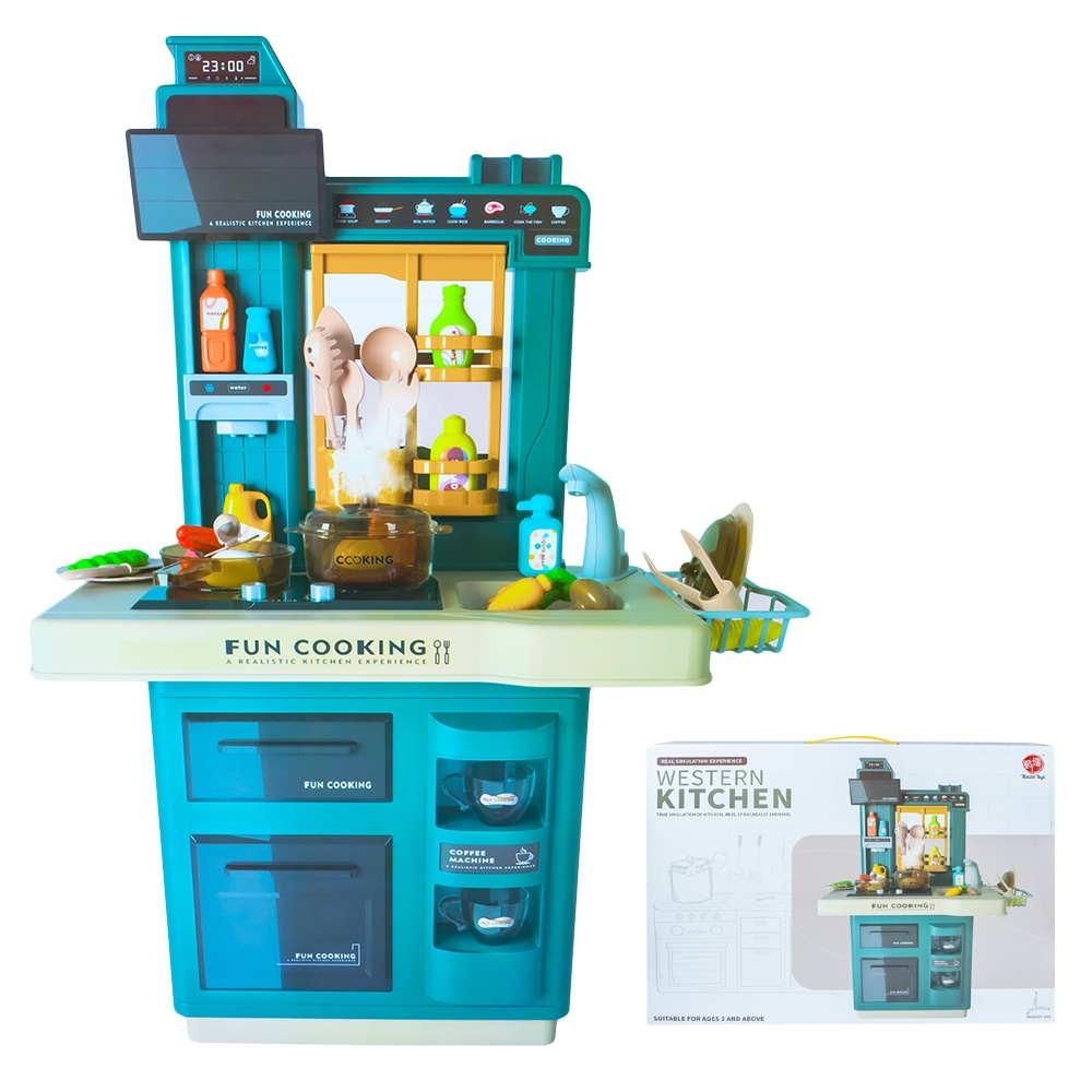 Play set bucatarie, cu lumina si sunet, albastru [1]