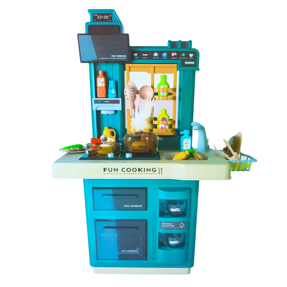 Play set bucatarie, cu lumina si sunet, albastru [2]