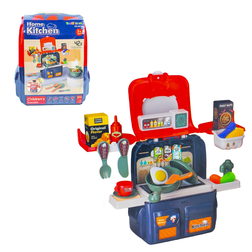 Play set bucatarie in ghiozdanel, 42 piese [1]