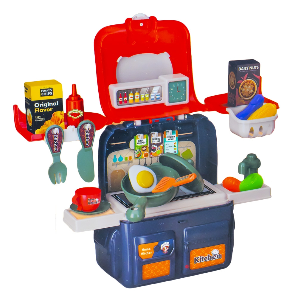 Play set bucatarie in ghiozdanel, 42 piese [2]