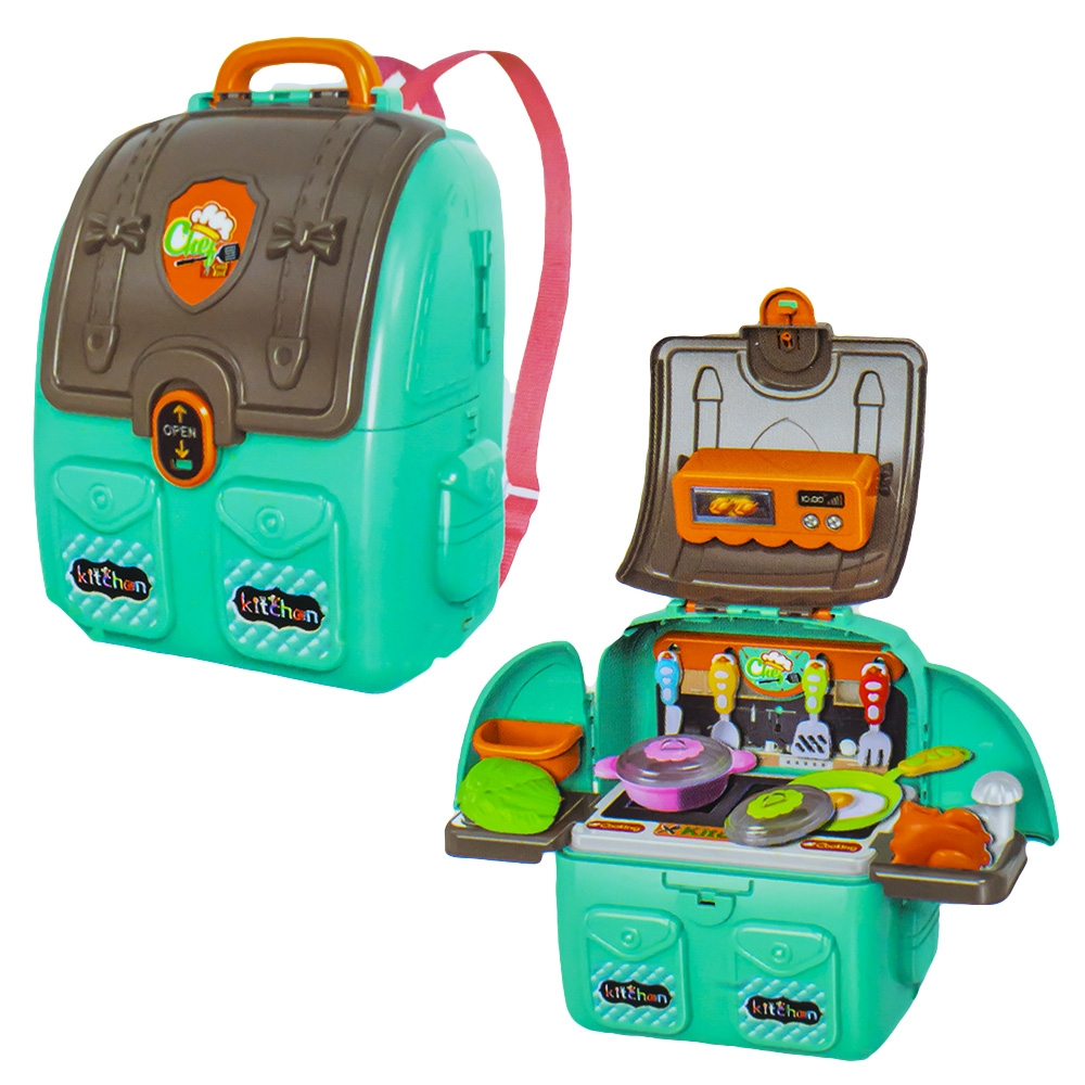 Play set bucatarie, in ghiozdanel, pentru baieti [1]