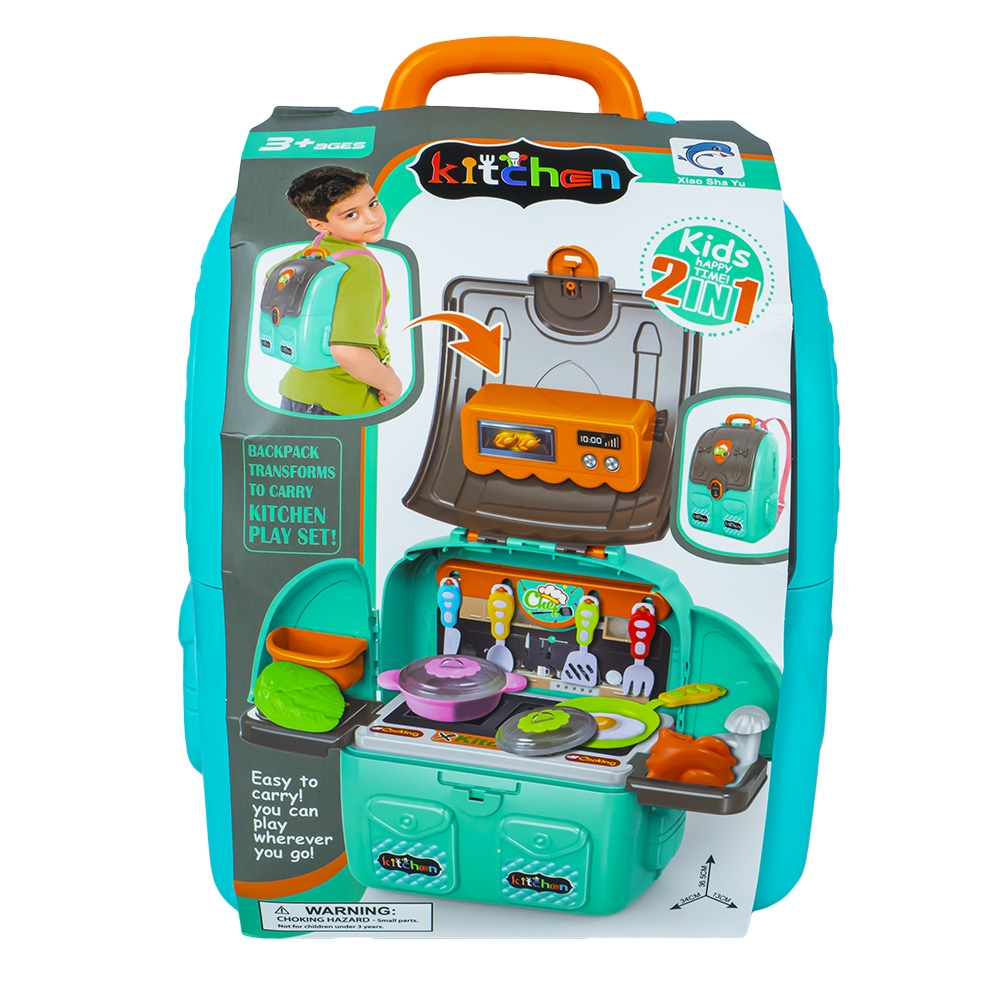 Play set bucatarie, in ghiozdanel, pentru baieti [2]