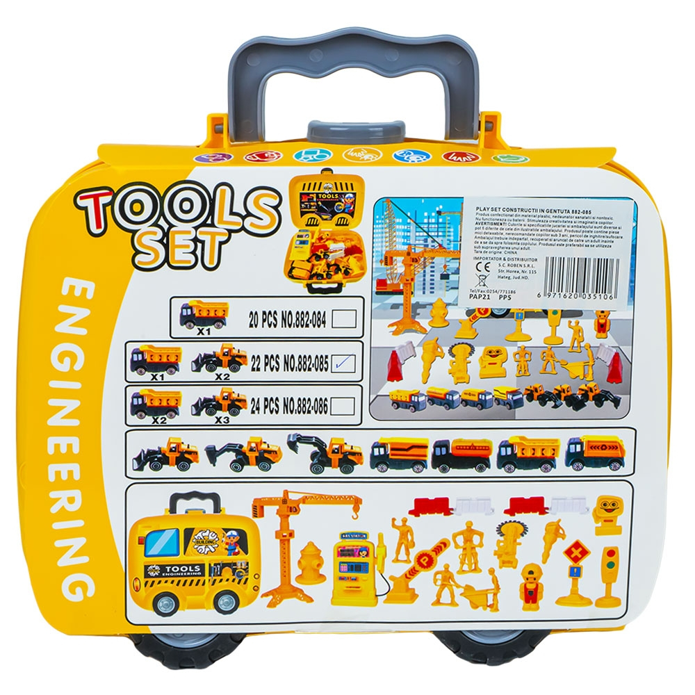 Play set constructii in gentuta, 22 piese [2]