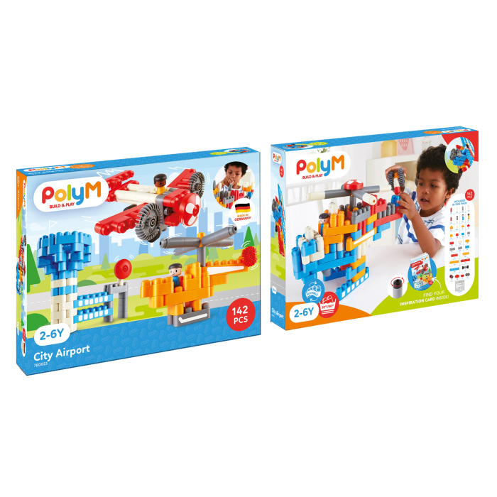 PolyM - Aeroport de jucarie pentru copii (142 piese) [1]