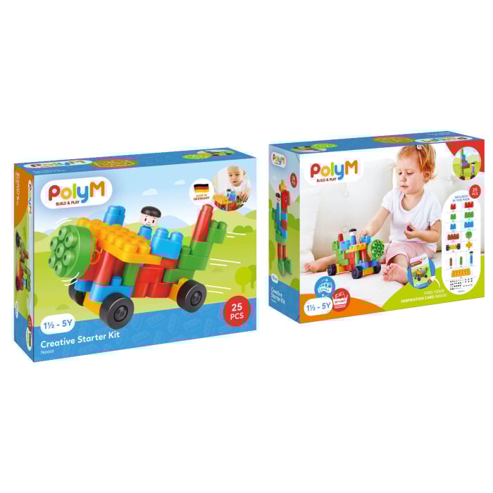 PolyM - Kit de constructie creativ de jucarie (25 piese) [1]