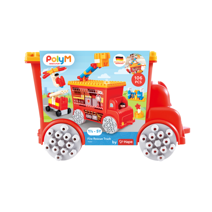 PolyM - Masina de pompieri de jucarie (106 piese) [1]