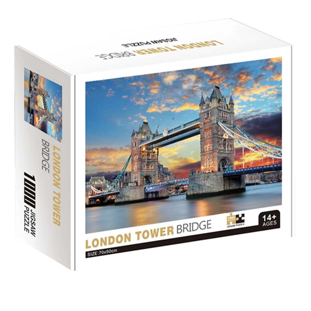 Puzzle carton, in cutie, Tower bridge, 1000 piese [1]