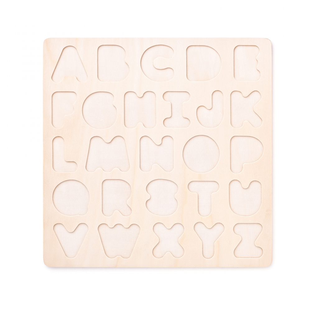 Puzzle din lemn - Alfabet [2]