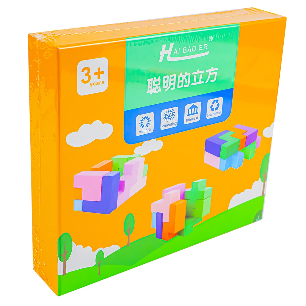 Puzzle din lemn - Forme 3D [2]