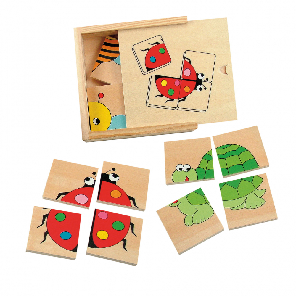 Puzzle din lemn - Imagini din 4 piese [1]