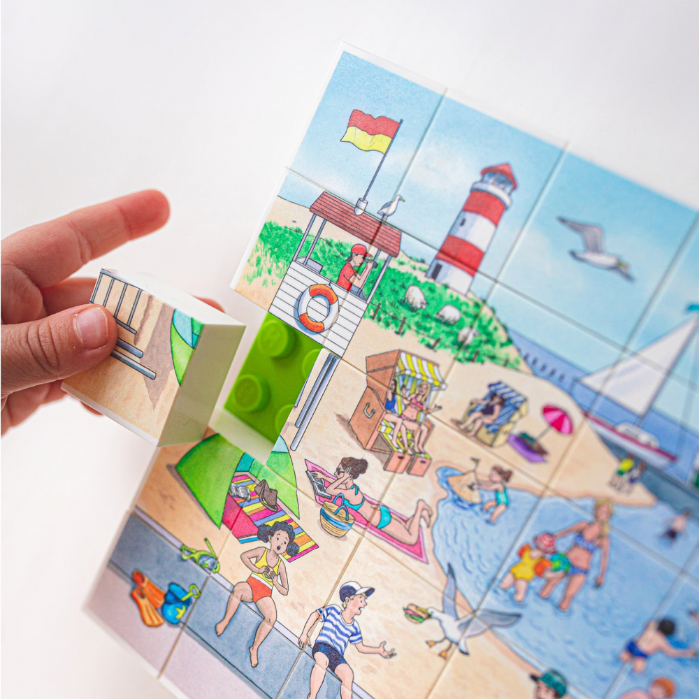 Puzzle La plaja Hubelino (35 piese) [3]