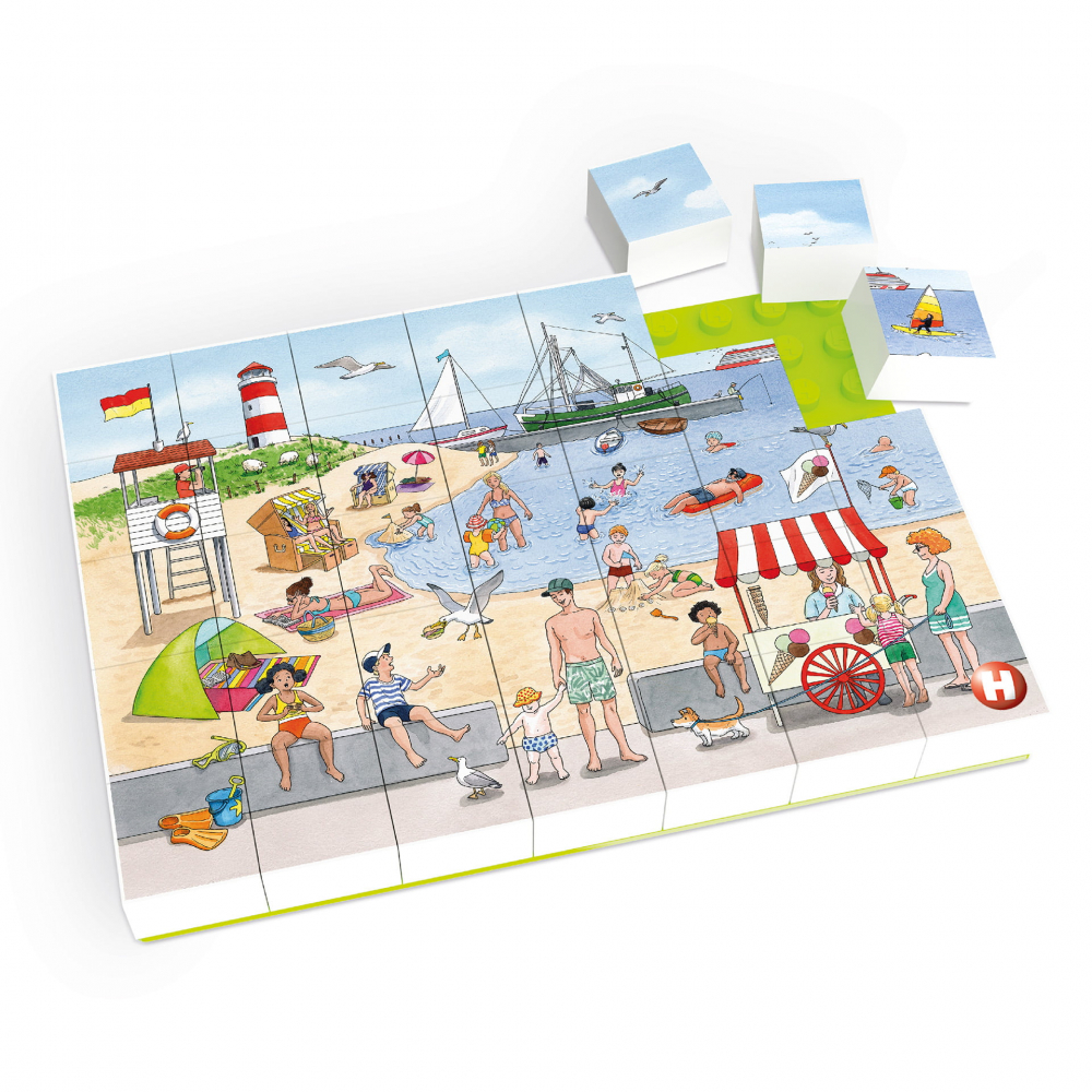Puzzle La plaja Hubelino (35 piese) [1]