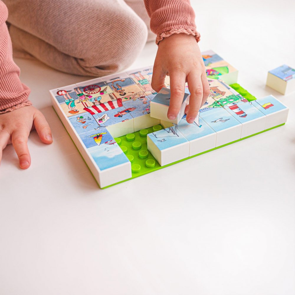 Puzzle La plaja Hubelino (35 piese) [4]