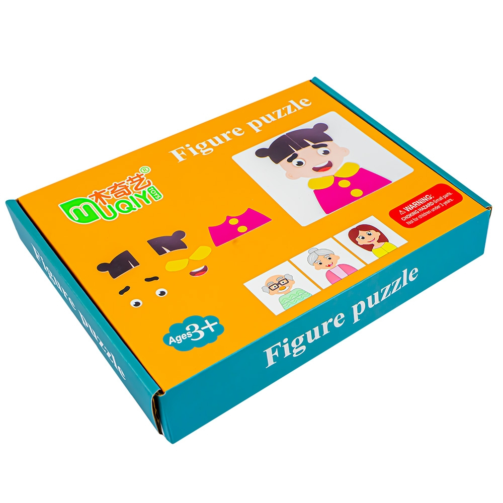 Puzzle magnetic, din lemn, Meserii/Familie [2]