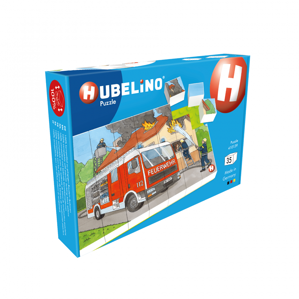 Puzzle Masina de pompieri Hubelino (35 piese) [4]